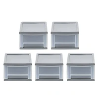 Iris® 6.5qt. Gray Stackable Drawer, 5 Pack 