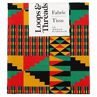 Kente Cotton Fabric Piece by Loops & Threads®