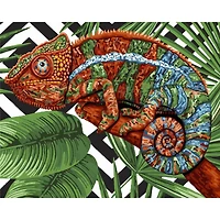 Crafting Spark Chameleon Painting by Numbers Kit