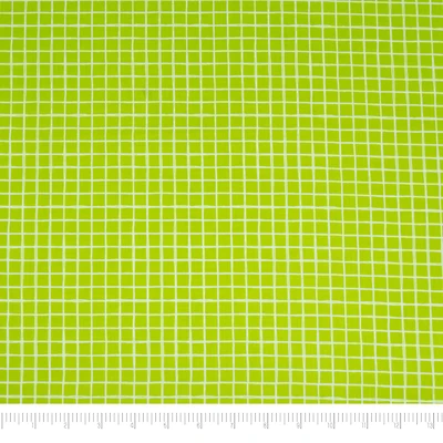 SINGER Green Plaid Cotton Fabric