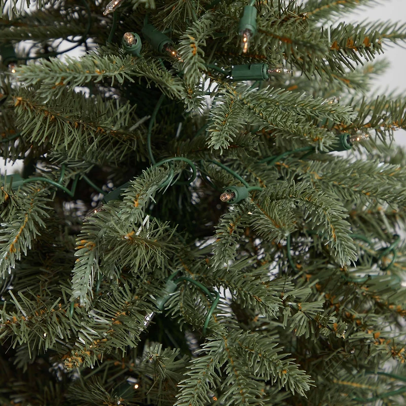 4.5ft. Pre-Lit Artificial Christmas Tree, Clear Lights