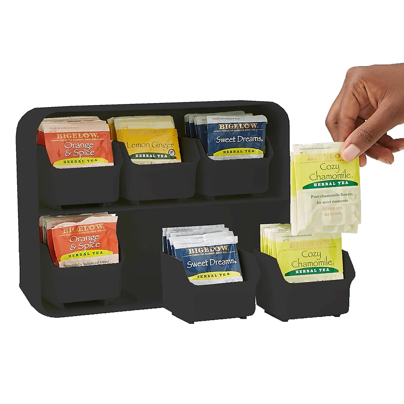 Mind Reader 6 Drawer Tea Bag Holder