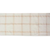 DII® 72" Gold Lurex Plaid Table Runner