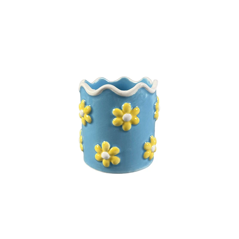 Mini Flower Ceramic Pot by Ashland