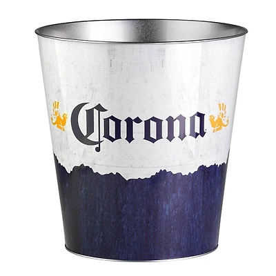 American Art Décor™ 11" Corona Decorative Metal Trash Can