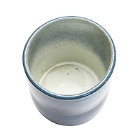 Hello Honey® 6" Blue Reactive Glaze Stoneware Utensil Holder