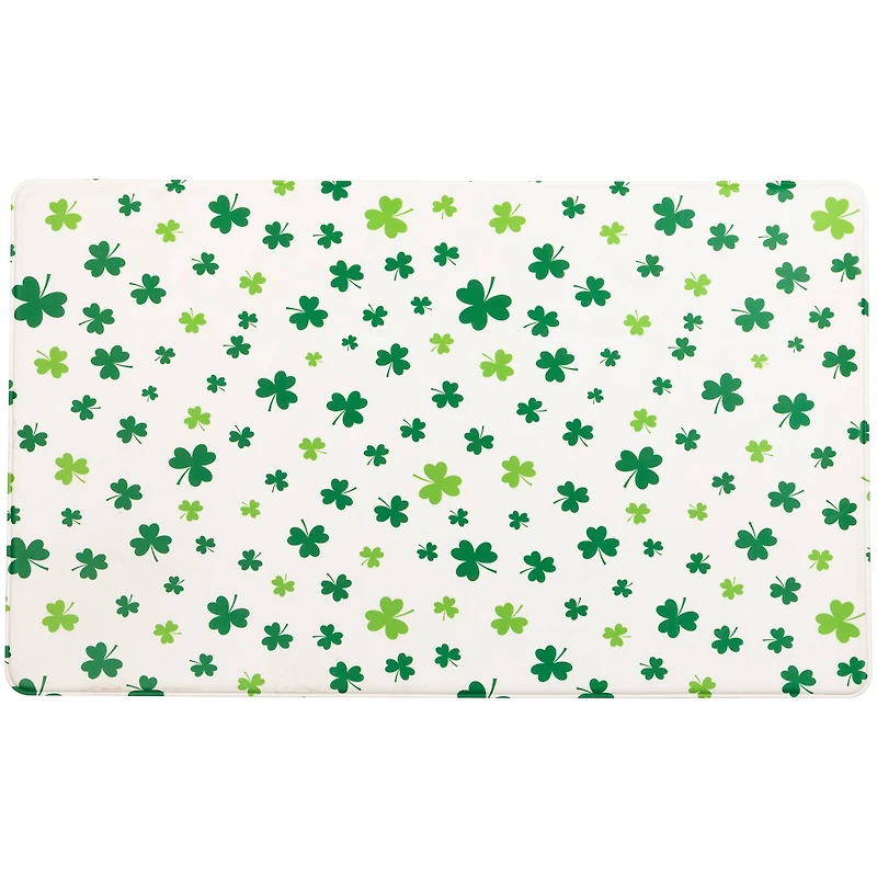 29.5" Shamrocks St. Patrick's Day Kitchen Comfort Mat