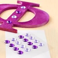 12 Packs: 20 ct. (240 total) Purple Combo Rhinestone Stickers by Recollections™