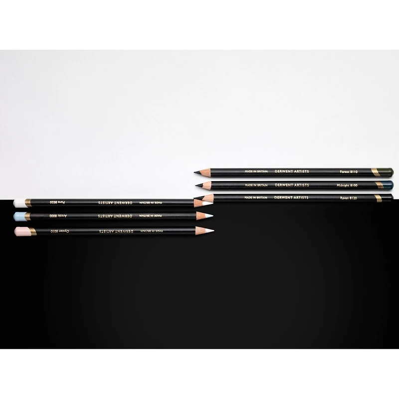 Derwent® Artists Black & White 6 Pencil Tin Set