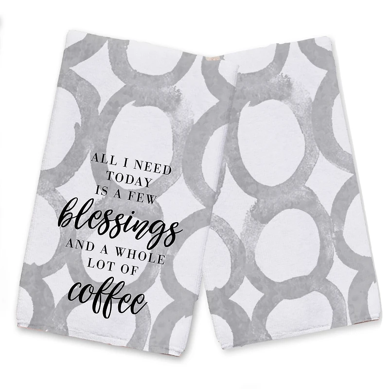 A Few Blessings & a Lot of Coffee Tea Towel Set