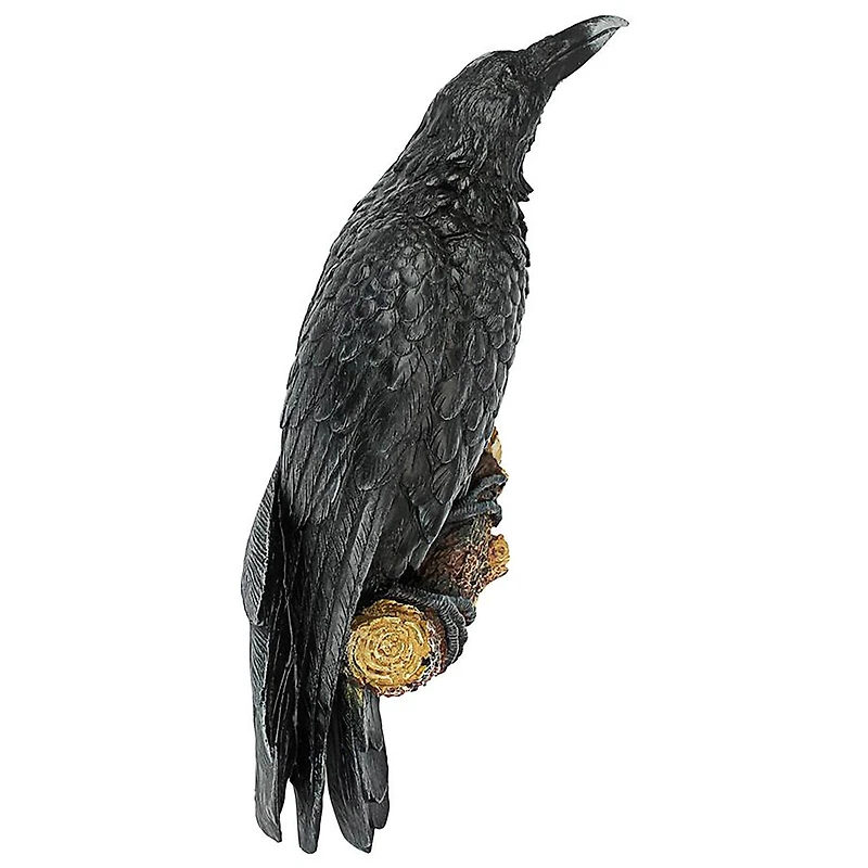 Design Toscano 18" The Raven's Perch Wall Sculpture