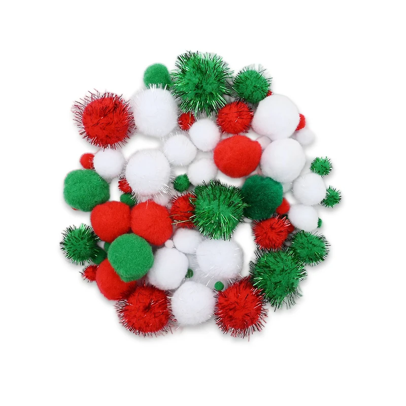 Traditional Christmas Pom Poms by Creatology™