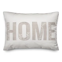 Neutral Home 20" x 14" Throw Pillow