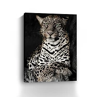 African Leopard Canvas Giclee