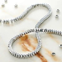 12 Pack: Rhodium Hematite Faceted Beads, 2mm by Bead Landing®