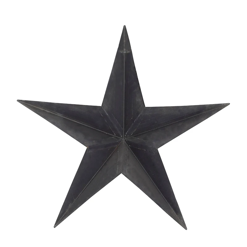Cream Stars Rustic Metal Wall Decor Set