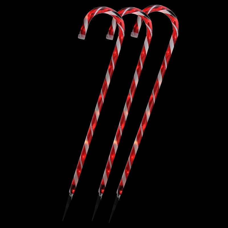 2ft. Red & White Lighted Candy Cane Christmas Light Set
