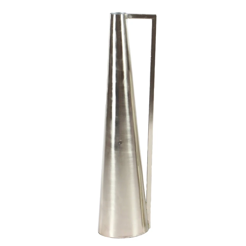 Silver Metal Glam Vase Set