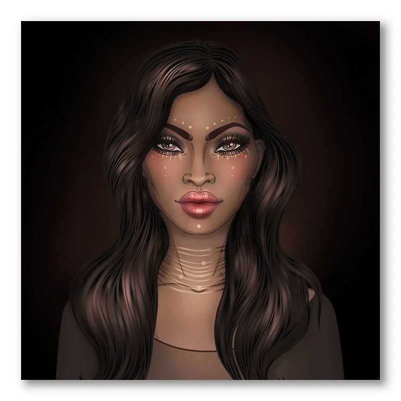 Designart - Portrait of African American Woman IV