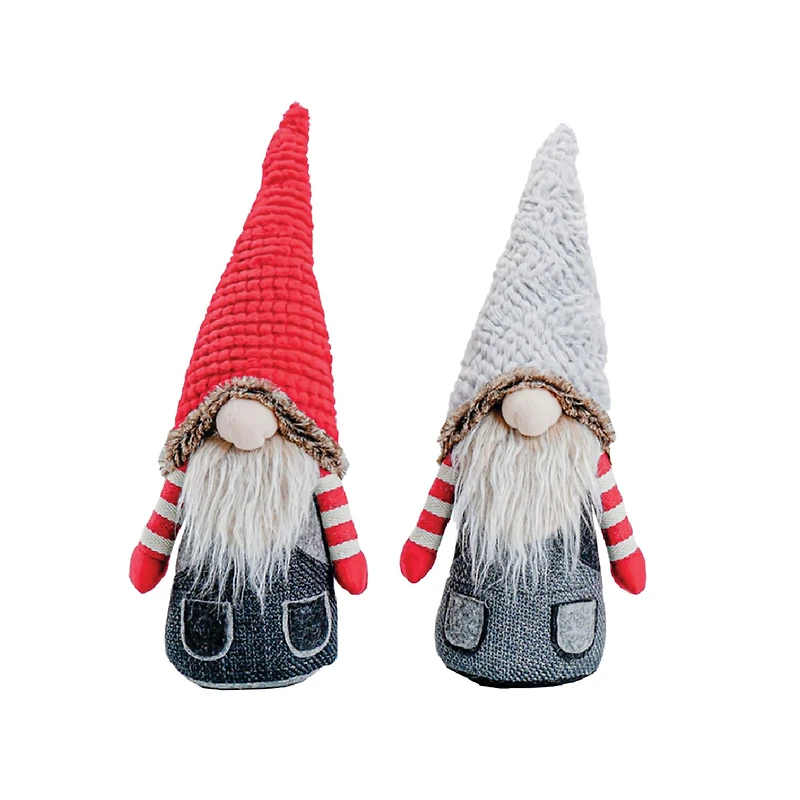 Santa's Workshop 20" Denim Gnomes Set