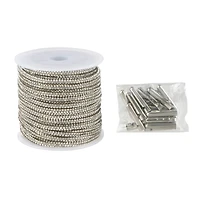 3.5mm Glass Rhinestone Lace