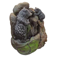 Design Toscano Grizzly Gulch Black Bears Sculptural Fountain