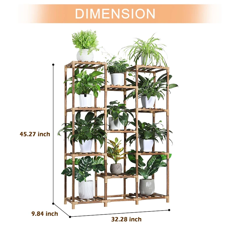 NEX™ 11 Shelf Tall Ladder Garden Plant Rack
