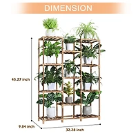 NEX™ 11 Shelf Tall Ladder Garden Plant Rack