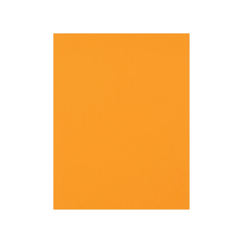 12 Packs: 50 ct. (600 total) Tangerine 8.5" x 11" Cardstock Paper by Recollections™