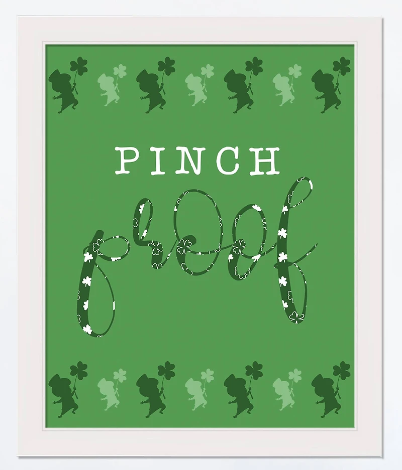 Pinch Proof 16" x 20" White Framed Print Under Plexiglass