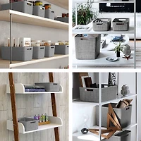 Curver® Jute Gray Plastic Storage Basket Organizer