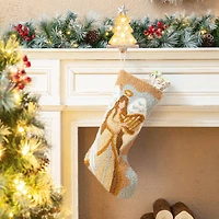 Glitzhome® 20" Angel Hooked Stocking