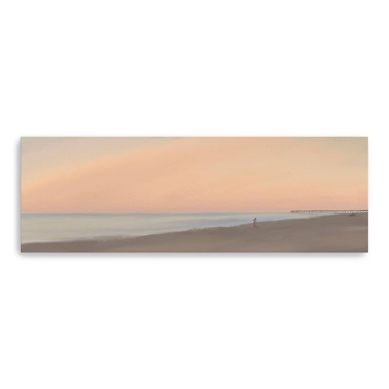 Sunset Beach Embrace Canvas Giclee