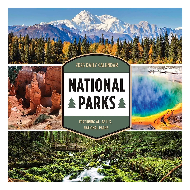 TF Publishing 2025 365 National Parks Daily Desktop Calendar