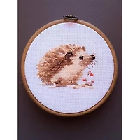 Alisa Hedgehog Cross Stitch Kit