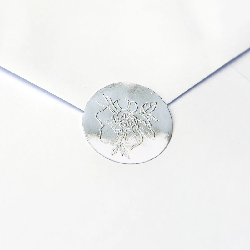 12 Packs: 10 ct. (120 total) 5" x 7" Floral Foil Invite Card Set by Recollections™