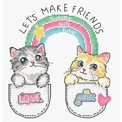 Letistitch Let's make friends! Counted Cross Stitch Kit
