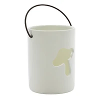 4" White Mushroom Candle Holder by Ashland®