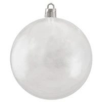 32ct. Clear Shatterproof Shiny Christmas Ball Ornaments