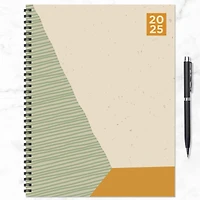 TF Publishing 2025 Large Geometric Weekly Monthly Spiral Planner