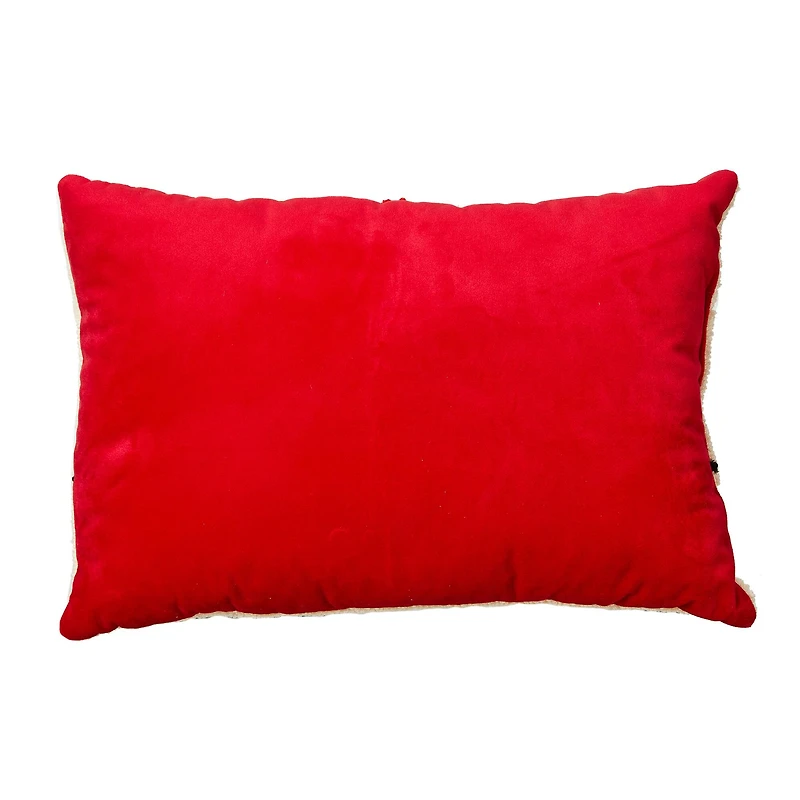 Glitzhome® Hooked Christmas Gnomes Throw Pillow