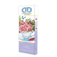 Diamond Dotz® at Home Intermediate Floral Tea Cup Diamond Painting Kit