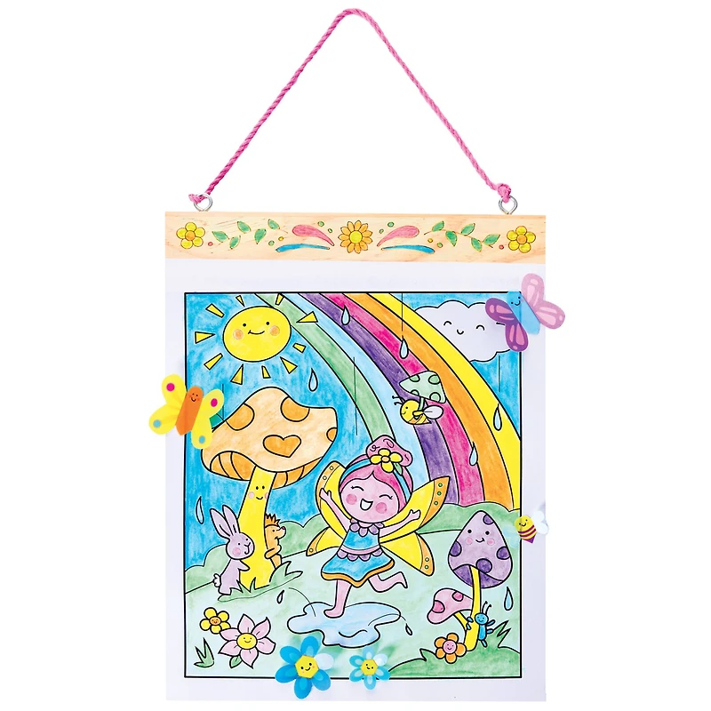 Faber-Castell® Fairy Friends Paint by Number Wall Art Kit
