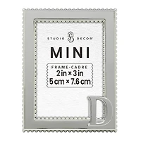 Mini Silver D Frame by Studio Décor®