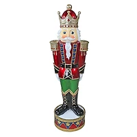 Design Toscano 36" LED Lit Holiday Nutcracker Statue