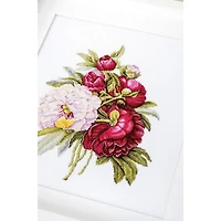 Luca-S Bouquet with Peonies Counted Cross Stitch Kit