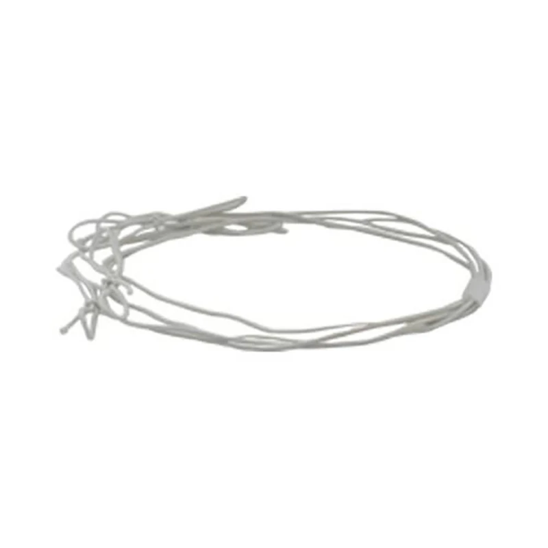 JAM Paper 16" White Matte Elastic Loop, 50ct.