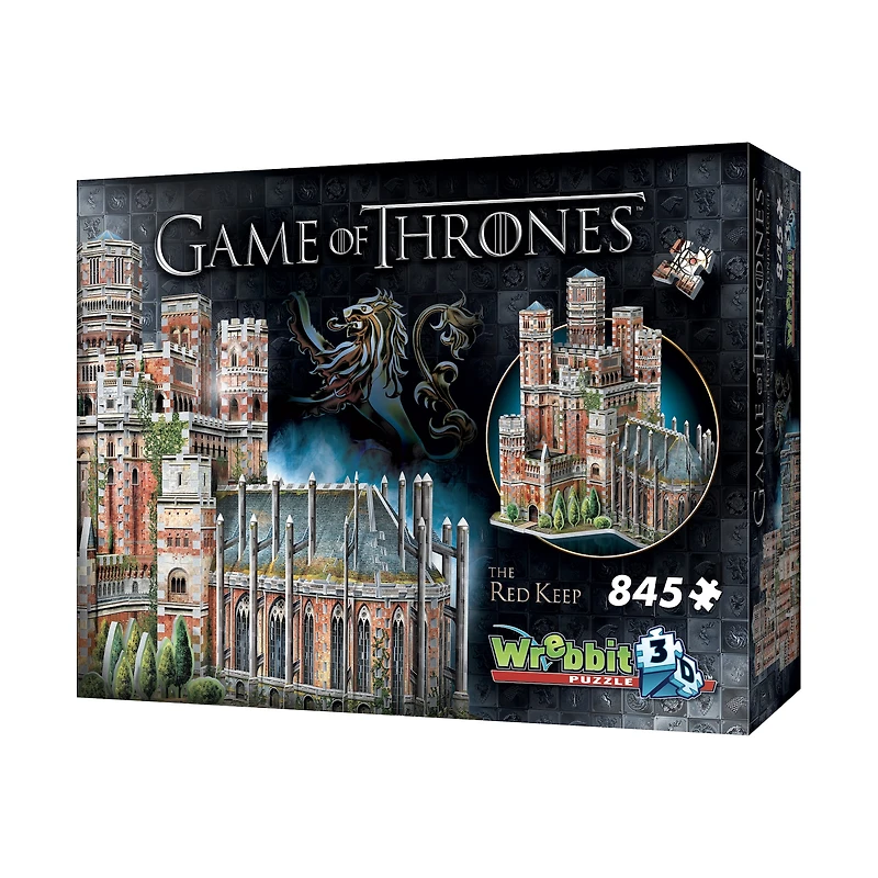 Game of Thrones - 2 3D Puzzles: The Red Keep and Winterfell: 1755 Pcs