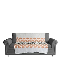 Snuggle and Watch Scary Movies 50" x 60" Sherpa Fleece Blanket