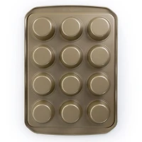 Kenmore Elite 12 Cup Nonstick Carbon Steel Muffin Pan